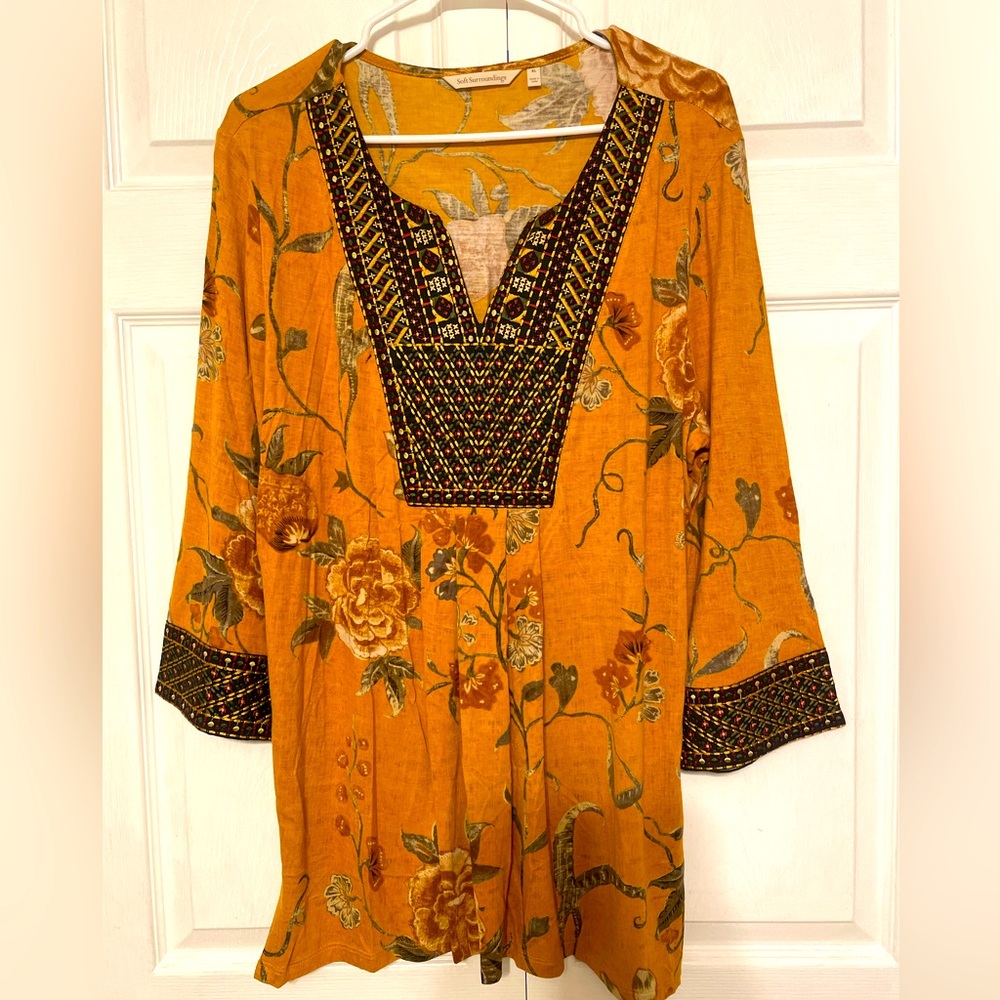 Soft Surroundings Floral Tunic